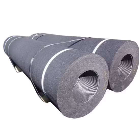 Electrodo de grafito UHP700mm de grafito de carbono de alta calidad y bajo consumo para fundición de acero